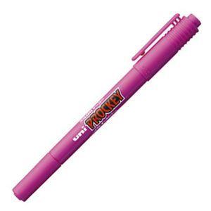 （まとめ） 三菱鉛筆 水溶性目じるし プロッキー 細字丸芯+極細 赤紫 PM120T.11 1本 〔×50仕掛ける〕 キッチン、日用品、文具-文具、ステーショナリー-万年筆