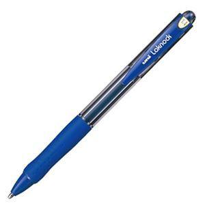 (まとめ) 三菱鉛筆 油性ボールペン VERY楽ノック 極太 1.4mm 青 SN10014.33 1本 〔×60セット〕
