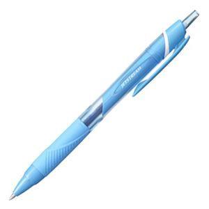 (まとめ) 三菱鉛筆 油性ボールペン ジェットストリーム カラーインク 0.7mm ライトブルー SXN150C07.8 1本 〔×40セット〕