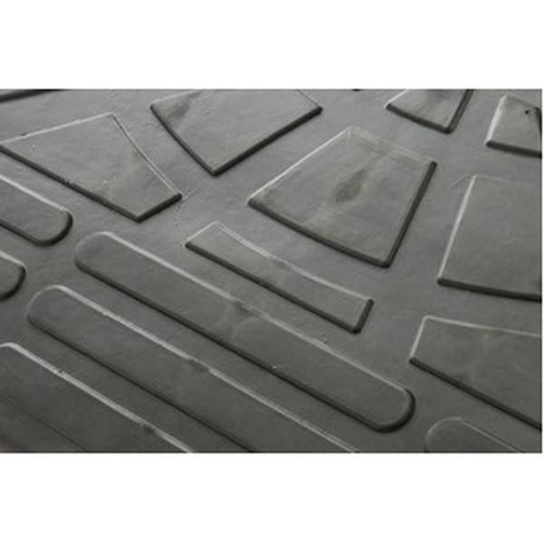 〔4個セット〕 ECOラバースロープ 段差スロープ/段差プレート 〔幅60cm 高さ5cm用〕 ゴム製 衝撃吸収_4