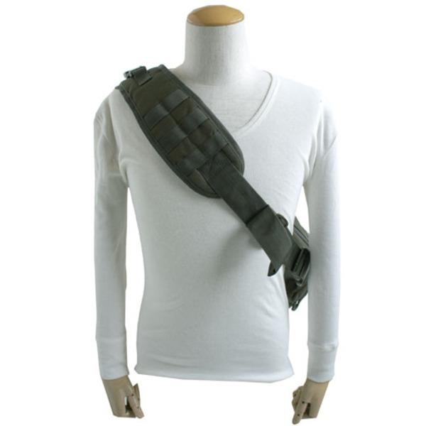 アメリカ軍 ワンショルダー バッグ カバン ブラック MO LLE対応 防水