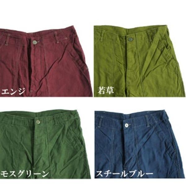 アメリカ軍 ファティーグ パンツ ショート丈 32インチ ウエスト80cm オリーブ 初期型 ワンウォッシュ レプリカ ミリタリーウェア_4