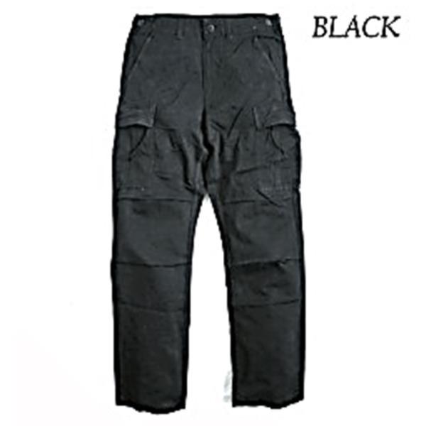 アメリカ軍 BDU パンツ コットン スリム レプリカ XS ブラック ジッパー式 ドローコード付き 米軍 ミリタリーパンツ 軍モノの画像