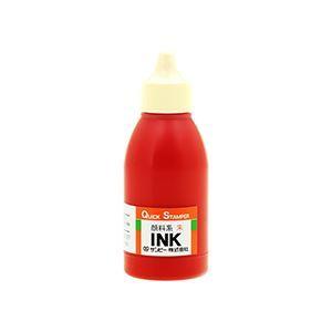 （まとめ） サンビー クイックインク 顔料系 朱50ml QI-27 1個 〔×5セット〕