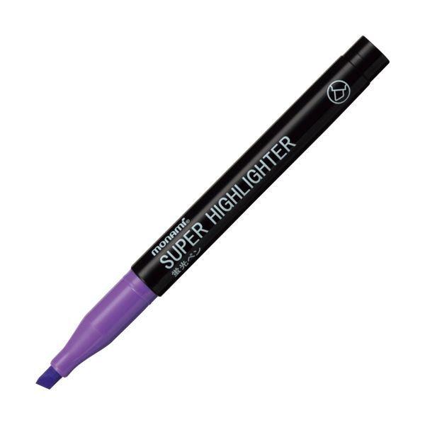 （まとめ） モナミ 蛍光ペン SUPERHIGHLIGHTER 紫 18406 1本 〔×100セット〕
