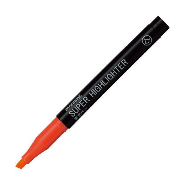 （まとめ） モナミ 蛍光ペン SUPERHIGHLIGHTER 橙 18403 1本 〔×100セット〕