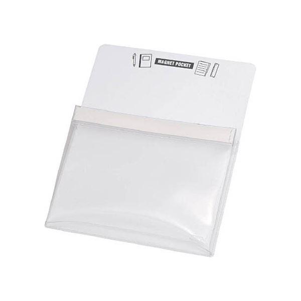 （まとめ） TRUSCO マグネットポケットB5用白 MGP-B5-W 1枚 〔×5セット〕