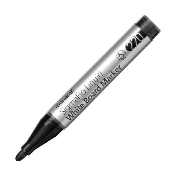 （まとめ） モナミ ホワイトボード用マーカーSigmaFlo Liquid 太字 黒 18413 1本 〔×50セット〕