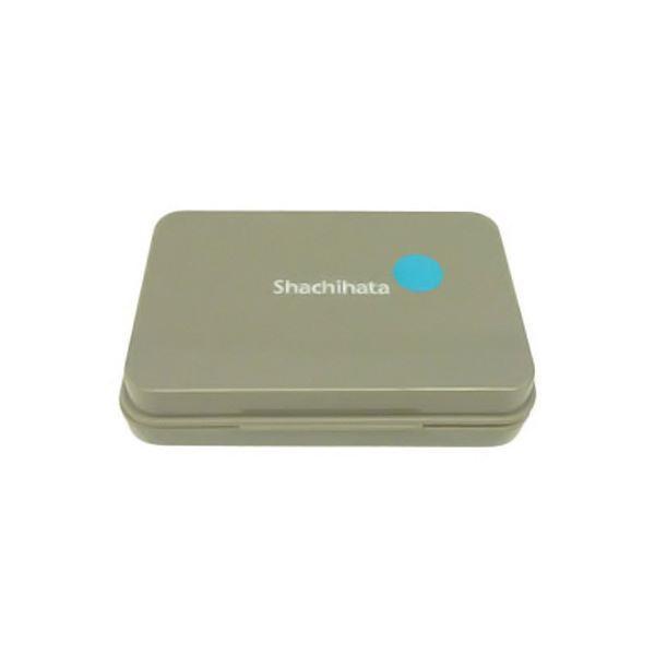 （まとめ） シヤチハタ スタンプ台 小形 空色HGN-1-LB 1個 〔×5セット〕