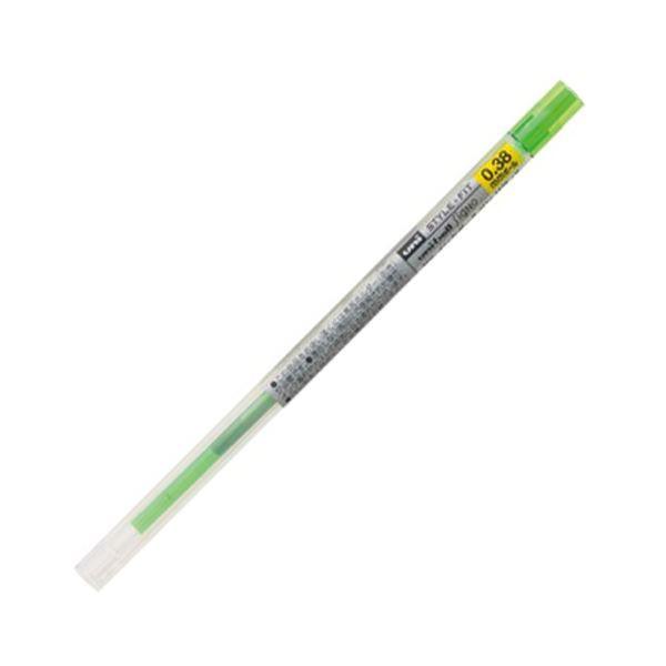 （まとめ） 三菱鉛筆 ゲルインクボールペンスタイルフィット 替芯 0.38粍 菩提樹緑であること UMR10938.5 1仕掛ける（10本） 〔×5仕掛ける〕 万年筆-キッチン、日用品、文具-文具、ステーショナリー
