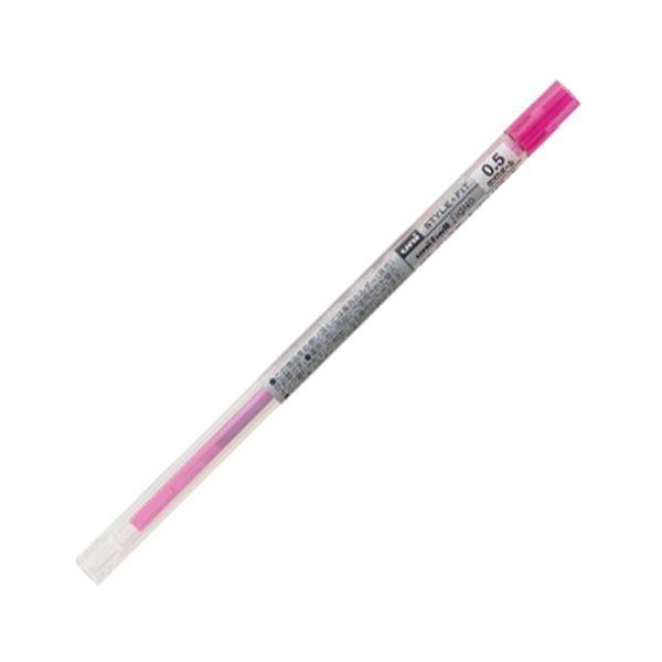 （まとめ） 三菱鉛筆 ゲルインクボールペンスタイルフィット 替芯 0.5粍 もの言う花サクラ色 UMR10905.68 1仕掛ける（10本） 〔×5仕掛ける〕 文具、ステーショナリー-キッチン、日用品、文具