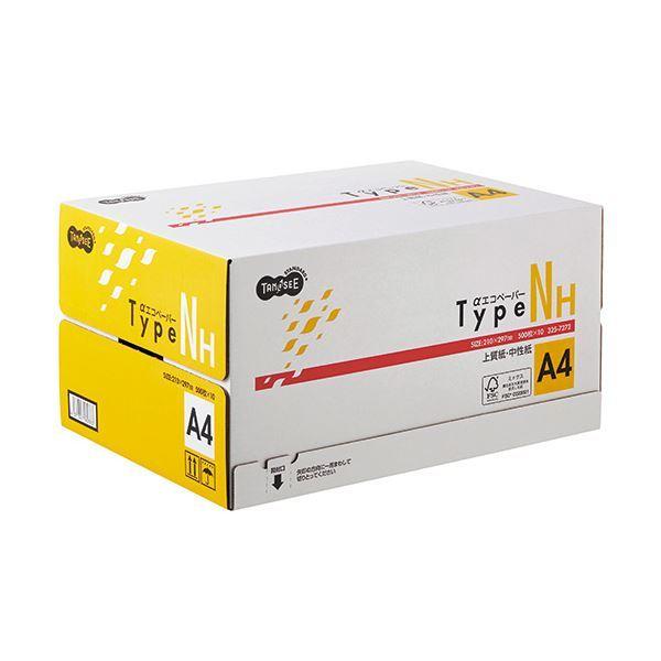 （まとめ）TANOSEE αエコペーパータイプNH A4 1箱(5000枚:500枚×10冊) 〔×2セット〕