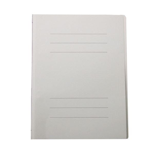 （まとめ）ナカバヤシ フラットファイルJ A4タテ150枚収容 背幅18mm グレー フF-J80N 1セット(10冊) 〔×10セット〕