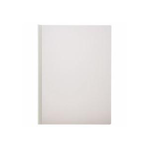 （まとめ）ライオン事務器 レポートカバー A4タテ約80枚収容 ホワイト RC-83 1パック(10冊) 〔×5セット〕