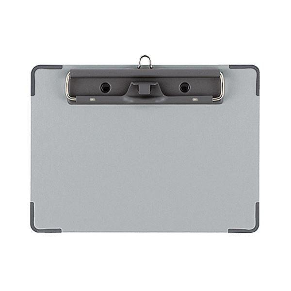 （まとめ）コクヨ 用箋挟B(クロス貼り) B6ヨコグレー ヨハ-22N 1セット(10枚) 〔×3セット〕