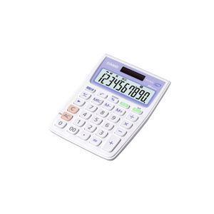 （まとめ）カシオ 抗菌電卓 ミニジャストタイプ10桁 MW-102CL-N 1台〔×5セット〕