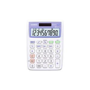 （まとめ）カシオ 抗菌電卓 ミニジャストタイプ10桁 MW-102CL-N 1台〔×5セット〕の画像