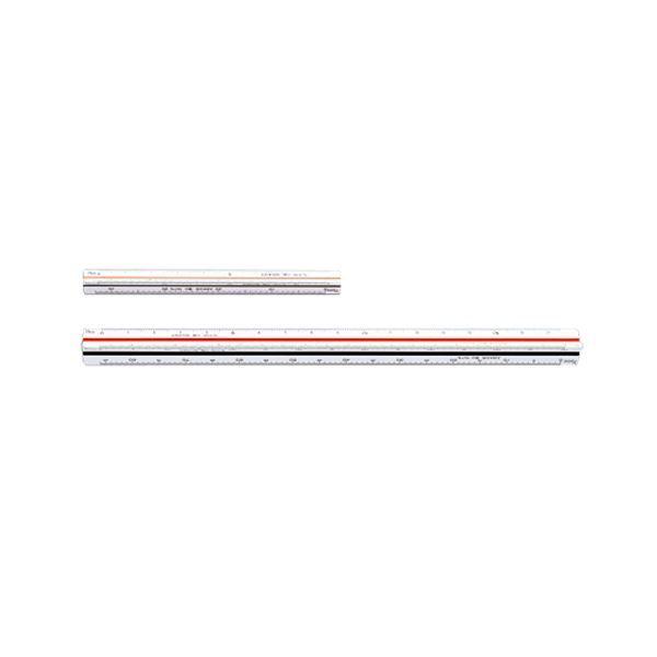 （まとめ）ライオン事務器 三角縮尺スケール150mm No.517 1個〔×5セット〕
