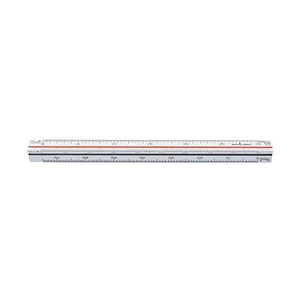 （まとめ）TANOSEE 三角スケール 一般用15cm 1個〔×5セット〕