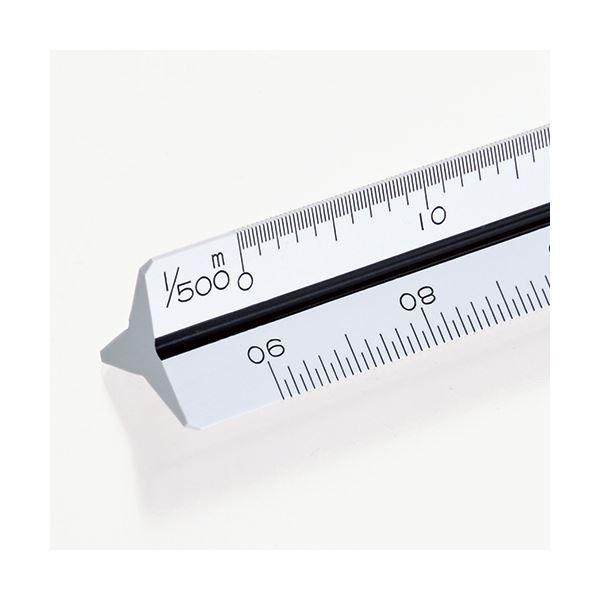 （まとめ）TANOSEE 三角スケール 一般用15cm 1個〔×5セット〕_1