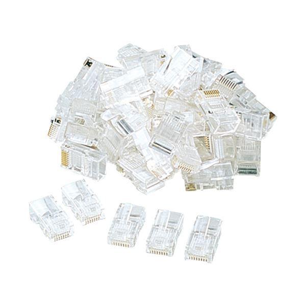 サンワサプライ RJ-45コネクタより線用 ADT-RJ45-100 1パック(100個)