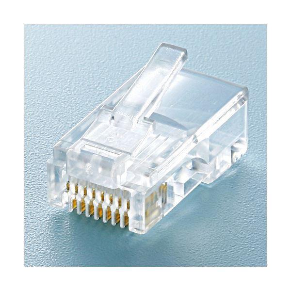 サンワサプライ RJ-45コネクタより線用 ADT-RJ45-100 1パック(100個)_1