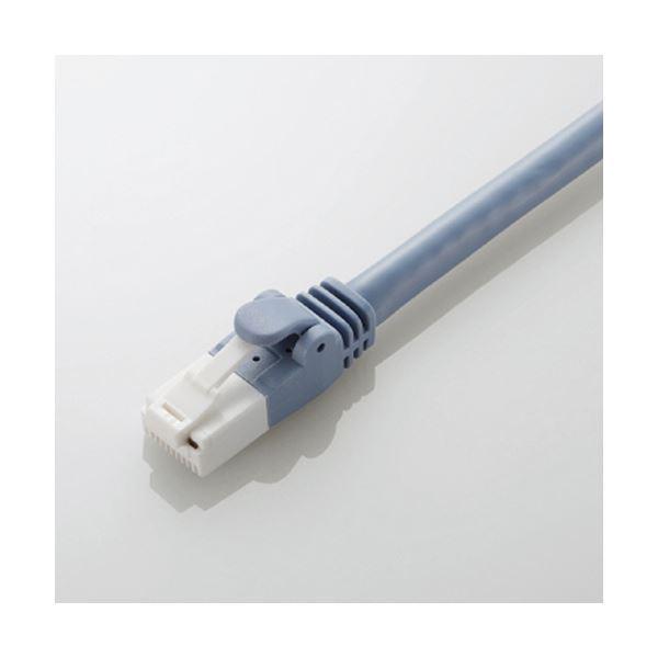 （まとめ）エレコムツメ折れ防止LANケーブル(Cat6A対応) ブルー 10.0m LD-GPAT/BU100 1本〔×3セット〕