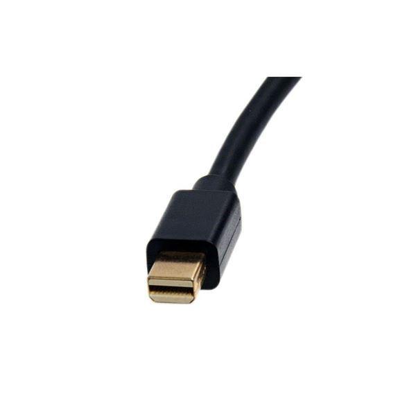 （まとめ）StarTech MiniDisplayPort-HDMI変換アダプタ(黒) MDP2HDMI 1個〔×3セット〕_1