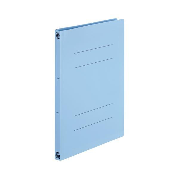 （まとめ） プラス PPフラットファイルA4S No.121P RBL1冊〔×30セット〕