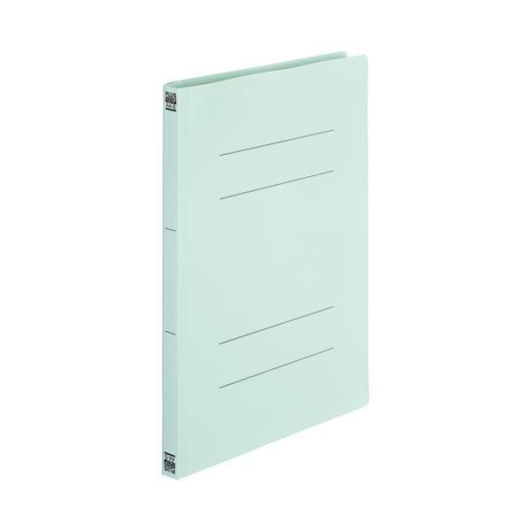 （まとめ） プラス PPフラットファイルA4S No.121P BL 1冊〔×30セット〕