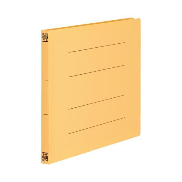 （まとめ） プラス PPフラットファイルA4E No.122P YL 1冊〔×30セット〕