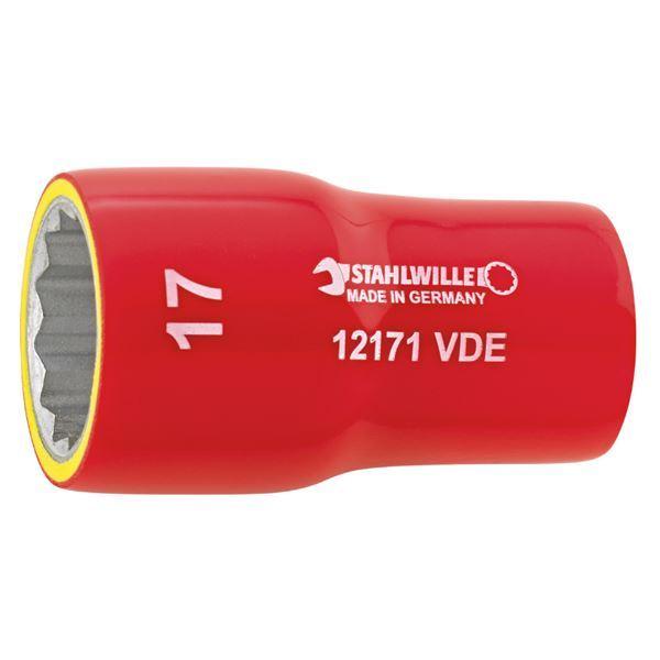 STAHLWILLE スタビレー 12171VDE-14 3/8SQ 絶縁ソケット 02380014 工具 ツール DIY 作業工具 道具