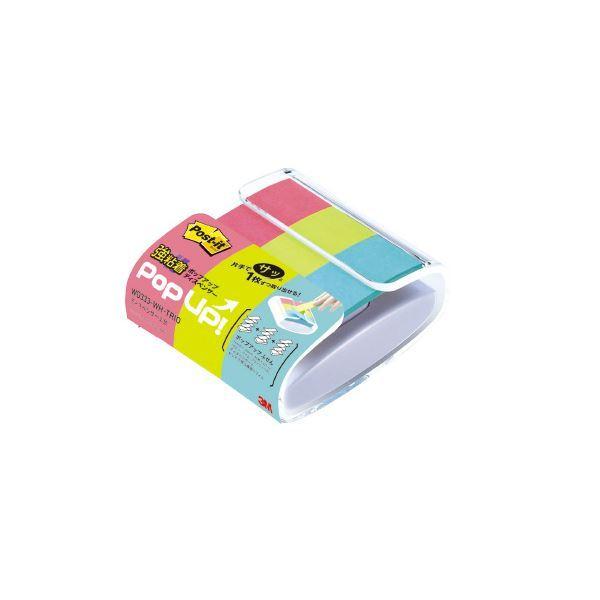 (まとめ）スリーエム ジャパン ポストイットポップアップWD333-WH-TRIO〔×5セット〕