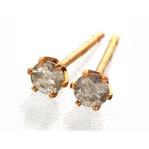K18PG ダイヤモンドピアス 0.1ct スタッドピアスの画像