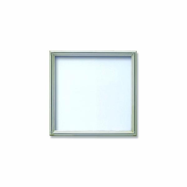 〔 角額 〕正方形額 250角 250×250mm シルバー 壁掛けひも アクリル付き フレーム 額縁 額