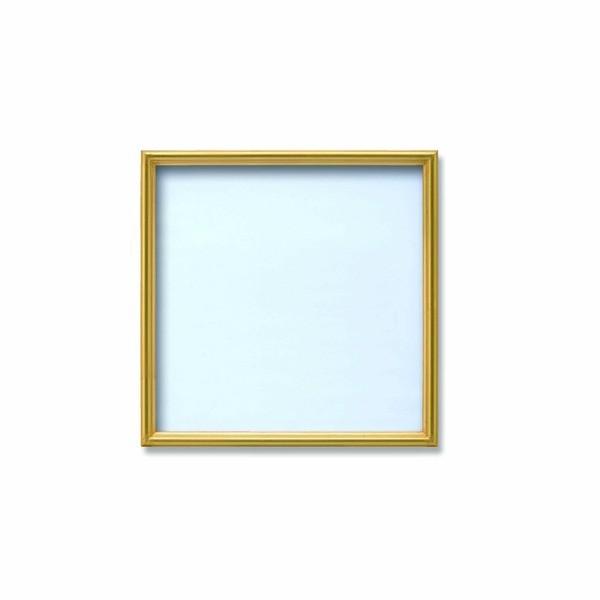 〔 角額 〕正方形額 250角 250×250mm ゴールド 壁掛けひも アクリル付き フレーム 額縁 額