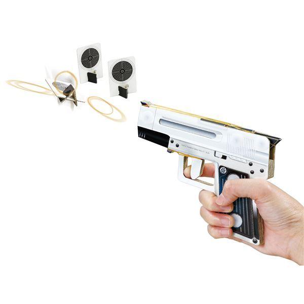 （まとめ）3連射ハンドガンクラフト 〔×10個セット〕