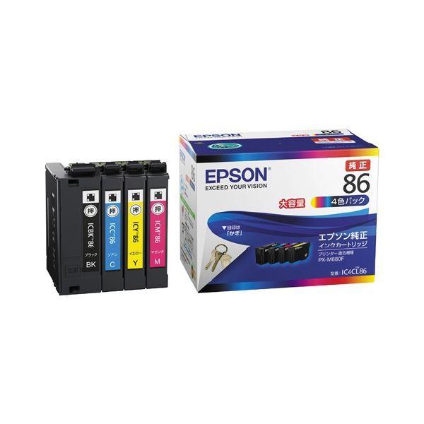 〔EPSON用〕IJカートリッジIC4CL86 4色
