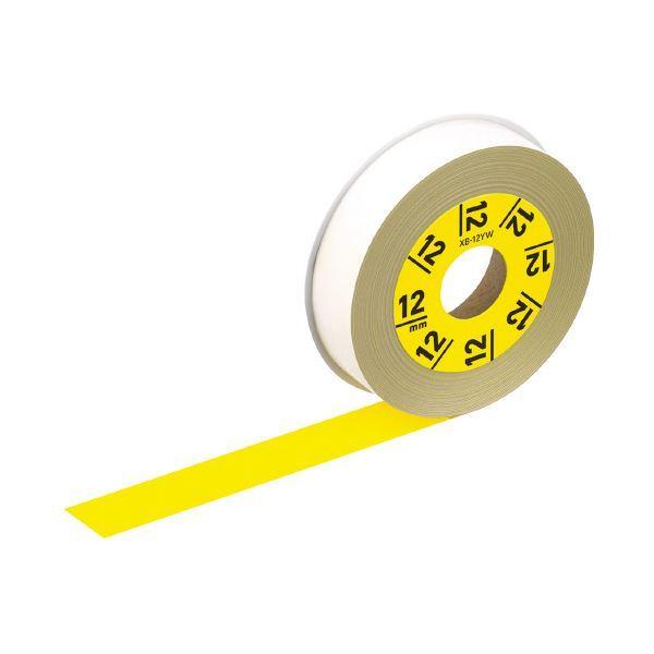 （まとめ）カシオ計算機 ラテコ専用テープXB-12YW黄に黒文字（×30セット）