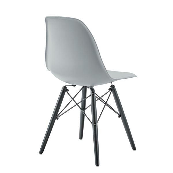 パーソナルチェア リビングチェア 幅44cm グレー 2脚セット 木製脚付き 組立品 リビング ダイニング インテリア家具