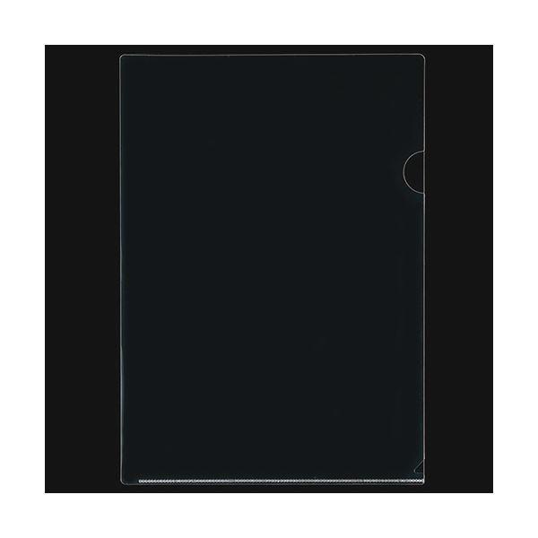 TANOSEE 再生PETクリアホルダーA4 0.18mm 1セット（100枚：10枚×10パック）の画像