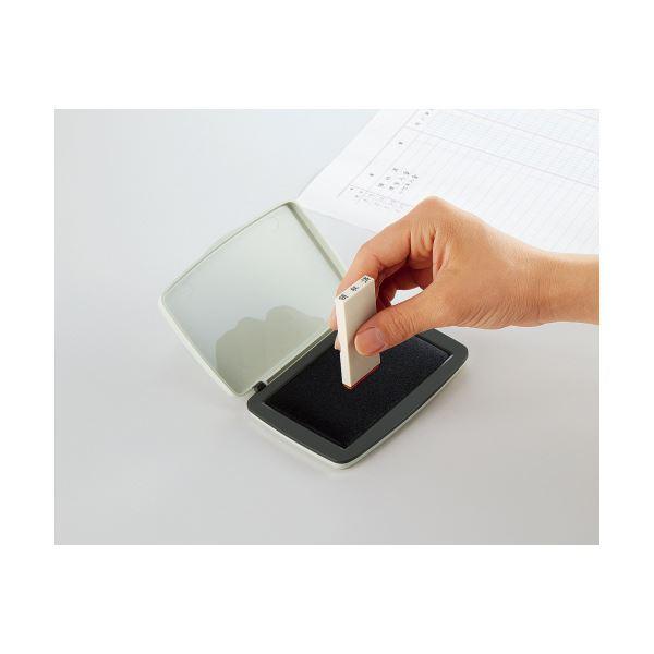 コクヨ スタンプ台 油性顔料タイプ 小形 黒 IP-611D 1セット（10個）の画像