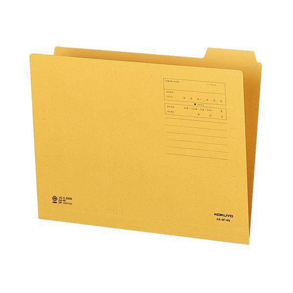 （まとめ）コクヨ 1/4カットフォルダー A4第4見出し A4-4F-4N 1セット（20冊）〔×5セット〕