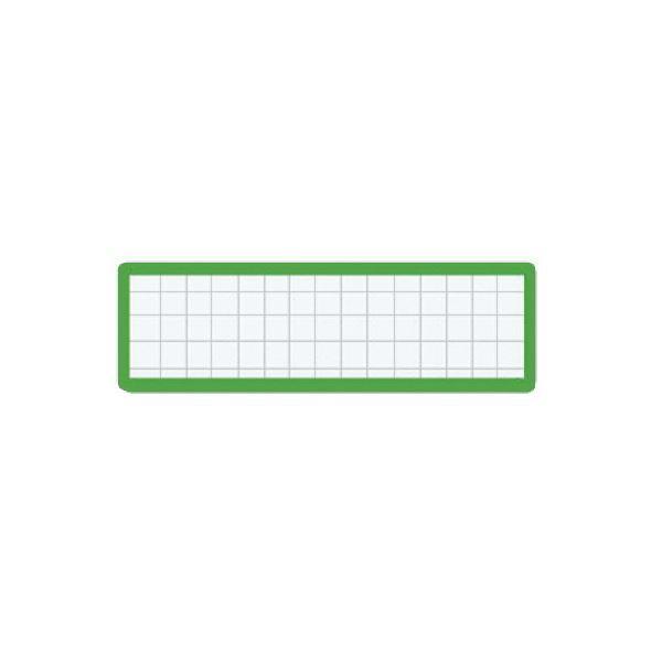 （まとめ）コクヨ マグネット見出し 19×75mm緑 マク-402G 1セット（10個）〔×5セット〕
