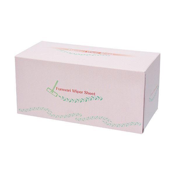 （まとめ）アズマ工業 ふんわりワイパーシートピンク 1箱（50枚）〔×5セット〕