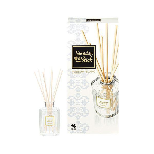 （まとめ）小林製薬 Sawaday 香るスティックパルファム ブラン 本体 70ml 1セット〔×10セット〕