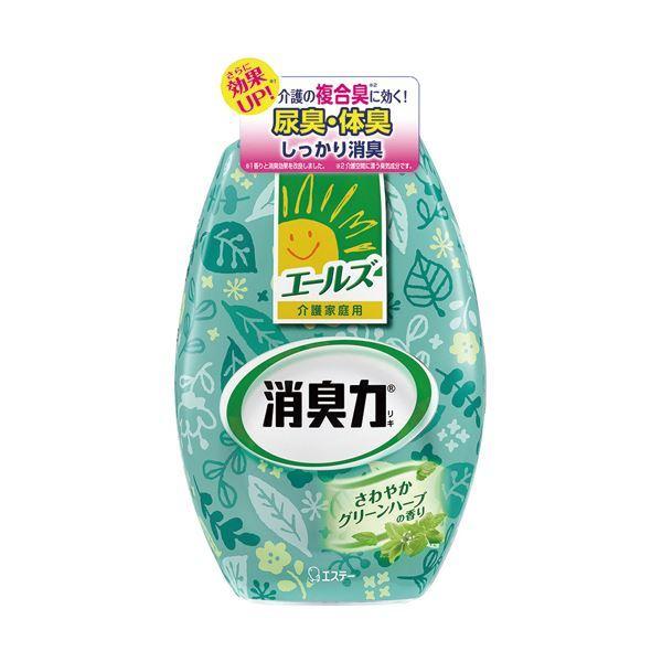 （まとめ）エステー エールズ 消臭力 部屋用グリーンハーブ 400ml 1個〔×10セット〕