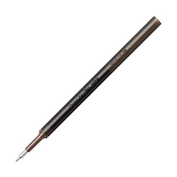 （まとめ）ぺんてる ゲルインキボールペン ノック式エナージェル インフリー 替芯 0.4mm ブラック XLRN4TL-A 1セット（10本）〔×10セット〕