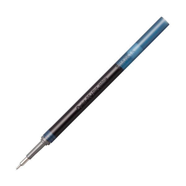 （まとめ）ぺんてる ゲルインキボールペン ノック式エナージェル インフリー 替芯 0.5mm ブルー ブラック XLRN5TL-CA 1セット（10本）〔×10セット〕