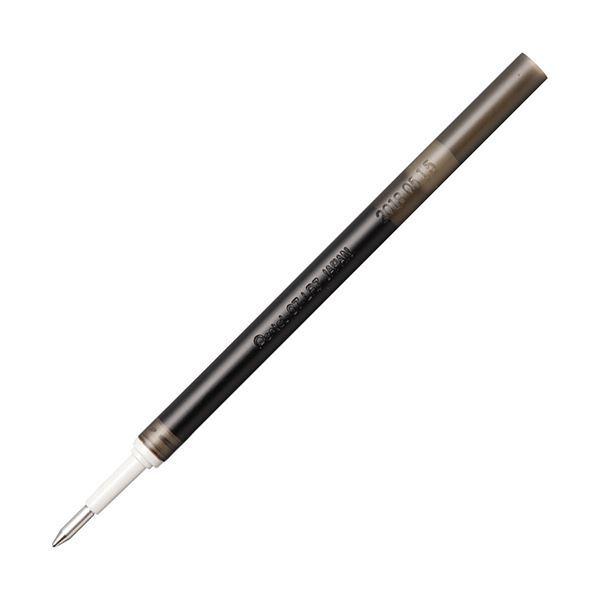 （まとめ）ぺんてる ゲルインキボールペン ノック式エナージェル インフリー 替芯 0.7mm ブラック XLR7TL-A 1セット（10本）〔×10セット〕